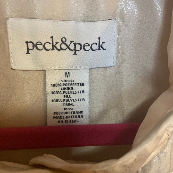 Peck & Peck  NWOT Quilted Vest sz M - Picture 2 of 6